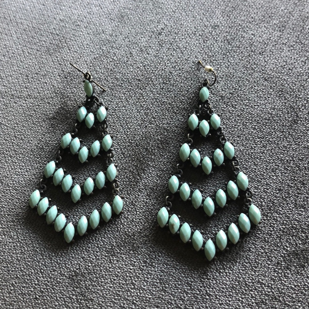 Turquoise dangle earrings